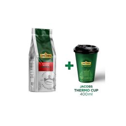 Jacobs 1 kg Banquet Medium Çekirdek Kahve + 400 ml Thermo Cup