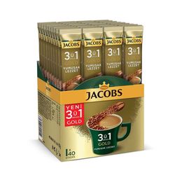 Jacobs 3'ü 1 Arada Karışımı Yumuşak Lezzet 40 Adet Gold Kahve