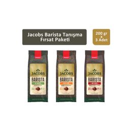 Jacobs 3x200 gr Barista Filtre Kahve Tanışma Paketi