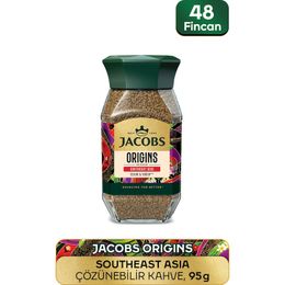 Jacobs Cam Kavanoz 95 gr Origin Southeast Granül Kahve