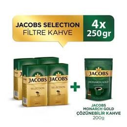 Jacobs Monarch 250 gr Filtre Kahve + Jacobs Monarch 200 gr Filtre Kahve