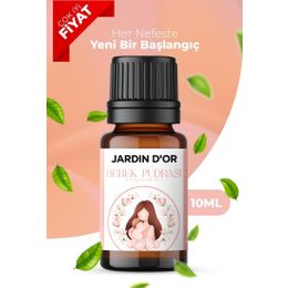 Jardin D'or 10 ml Bebek Pudrası Esansiyel Uçucu Koku Yağı Buhurdanlık Yağı Difüzör Esansı Ortam Kokusu