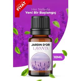 Jardin D'or 10 ml Lavanta Esansiyel Uçucu Koku Yağı Buhurdanlık Yağı Difüzör Esansı Ortam Kokusu