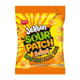 Jelibon 80 gr Sour Patch Şeftali Aromalı Yumuşak Şekerleme