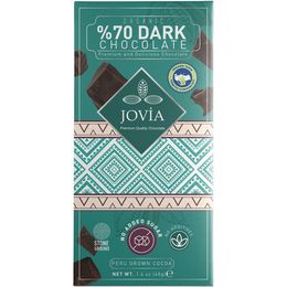 Jovia Premium Quality Chocolate 40 gr Organik Şekersiz %70 Bitter Çikolata
