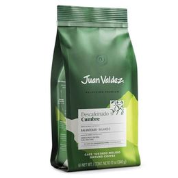 Juan Valdez 340 gr Cumbre Kafeinsiz Öğütülmüş Filtre Kahve