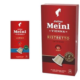 Julius Meinl 10'lu Lungo Classico + 10'lu Ristretto Intenso Kapsül Kahve
