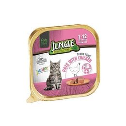 Jungle 100 gr Sütlü Tavuklu Püre Yavru Kedi Maması