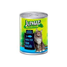 Jungle 415 gr Ton Balikli Konserve Kedi Maması 