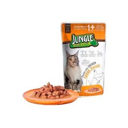 Jungle Tavuklu Jelli Yaş Kısır Kedi Maması