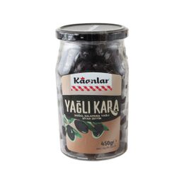 Kaanlar 450 gr Doğal Salamura Yağlı Siyah Zeytin