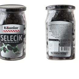 Kaanlar Selecik 450 gr (351-410) Kuru Sele Siyah Zeytin