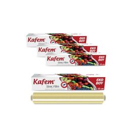 Kafem 45 cm 140 mt 9 Mic 4 Paket Eko Streç Film
