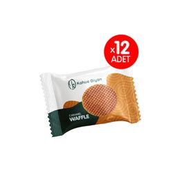 Kahve Diyarı 2'li 72 gr Karamel Dolgulu Waffle
