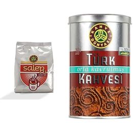 Kahve Dünyası 1 kg Salepli İçecek Tozu + 250 gr Orta Kavrulmuş Türk Kahvesi