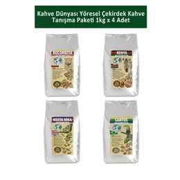 Kahve Dünyası 1x4 kg Yöresel Çekirdek Kahve Tanışma Paketi