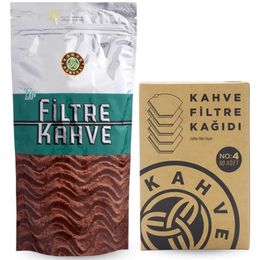 Kahve Dünyası 250 gr Filtre Kahve ve 80'li Filtre Kahve Kağıdı