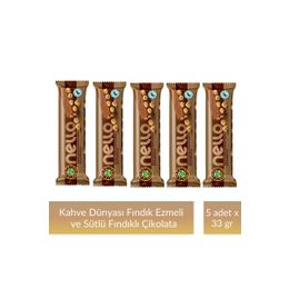Kahve Dünyası 33 gr Fındık Ezmesi ve Bütün Fındıklı Sütlü Çikolata