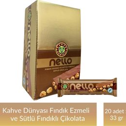 Kahve Dünyası 33 gr Fındık Ezmesi ve Bütün Fındıklı Sütlü Çikolata