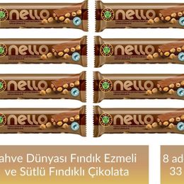 Kahve Dünyası 33 gr Fındık Ezmesi ve Bütün Fındıklı Sütlü Çikolata
