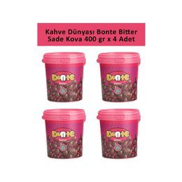 Kahve Dünyası 400 gr Bonte Bitter Sade Kova Çikolata