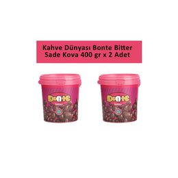 Kahve Dünyası 400 gr Bonte Bitter Sade Kova Çikolata