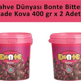 Kahve Dünyası 400 gr Bonte Bitter Sade Kova Çikolata
