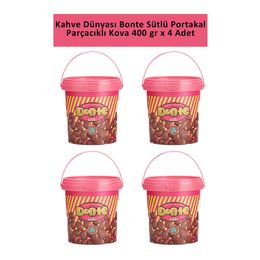 Kahve Dünyası 400 gr Sütlü Bonte Portakal Parçacık ve Bitter Kova Çikolata