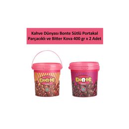 Kahve Dünyası 400 gr Sütlü Bonte Portakal Parçacık ve Bitter Kova Çikolata