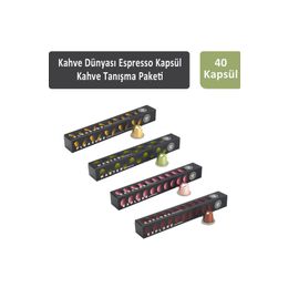 Kahve Dünyası 40'lı Kapsül Espresso Kapsül Tanışma Paketi