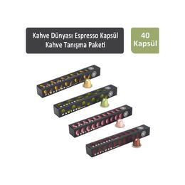 Kahve Dünyası 40'lı Kapsül Espresso Kapsül Tanışma Paketi