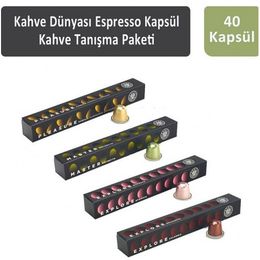 Kahve Dünyası 40'lı Kapsül Espresso Kapsül Tanışma Paketi