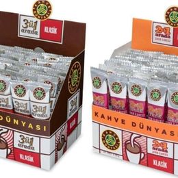 Kahve Dünyası 40x18 gr 3ü1 Arada Klasik Kahve + 40x12 gr 2si 1 Arada Klasik Kahve