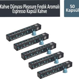 Kahve Dünyası 50 Kapsül Pleasure Fındık Aromalı Espresso Kapsül Kahve