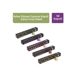 Kahve Dünyası 50'li Espresso Kapsül Fırsat Paketi