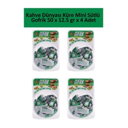 Kahve Dünyası 50x12.5 gr Küre Mini Sütlü Gofrik