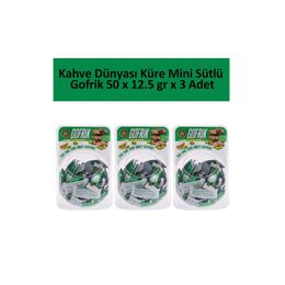 Kahve Dünyası 50x12.5 gr Küre Mini Sütlü Gofrik