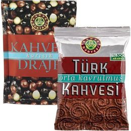 Kahve Dünyası 60 gr Kahveli Draje + 100 gr Orta Kavrulmuş Türk Kahvesi