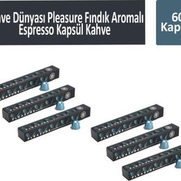 Kahve Dünyası 60 Kapsül Pleasure Fındık Aromalı Espresso Kapsül Kahve