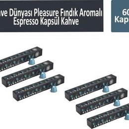 Kahve Dünyası 60 Kapsül Pleasure Fındık Aromalı Espresso Kapsül Kahve