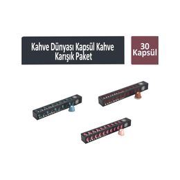 Kahve Dünyası Karışık Paket 30 Kapsül Kahve