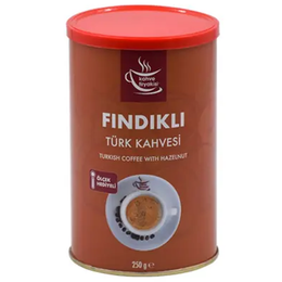 Kahve Tiryakisi 250 gr Fındıklı Türk Kahvesi Teneke