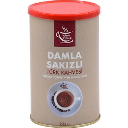 Kahve Tiryakisi 250 gr Teneke Damla Sakızlı Türk Kahvesi