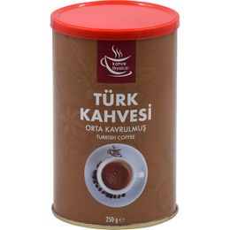 Kahve Tiryakisi 250 gr Teneke Orta Kavrulmuş Türk Kahvesi