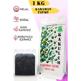 Kakulem 1 kg Sertifikalı Siyah Çekirdekli Karaman Üzümü