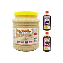 Kalaycıoğlu 1,9 kg Beyaz Bozkır Tahin + 950 gr Dut Pekmezi + 950 gr Üzüm Pekmezi