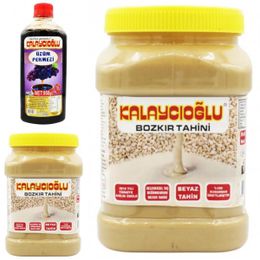 Kalaycıoğlu 2x935 gr Bozkır Beyaz Tahin + 950 gr Üzüm Pekmezi