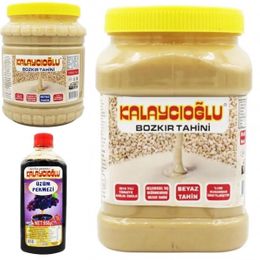 Kalaycıoğlu 2x935 gr Bozkır Beyaz Tahin + 950 gr Üzüm Pekmezi