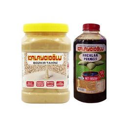 Kalaycıoğlu 935 gr Bozkır Beyaz Tahin + 950 gr Kozalak Pekmezi