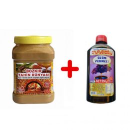 Kalaycıoğlu Bozkır Tahin Dünyası Kepeksiz Tahin 935 gr - Üzüm Pekmezi 950 g